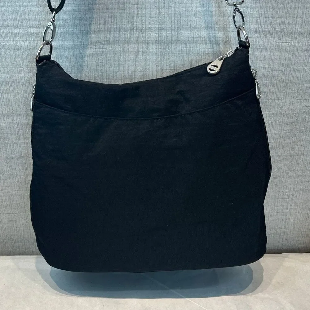 Baggallini Black Shoulder Bag Crossbody Purse Adjustable Strap